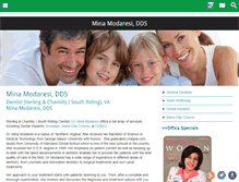 Tablet Screenshot of myareadentist.com